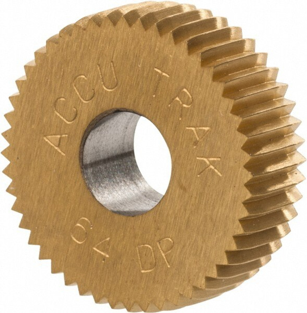 MSC GKSV064 Convex Knurl Wheel: 5/8" Dia, 80 ° Tooth Angle, Straight, Cobalt