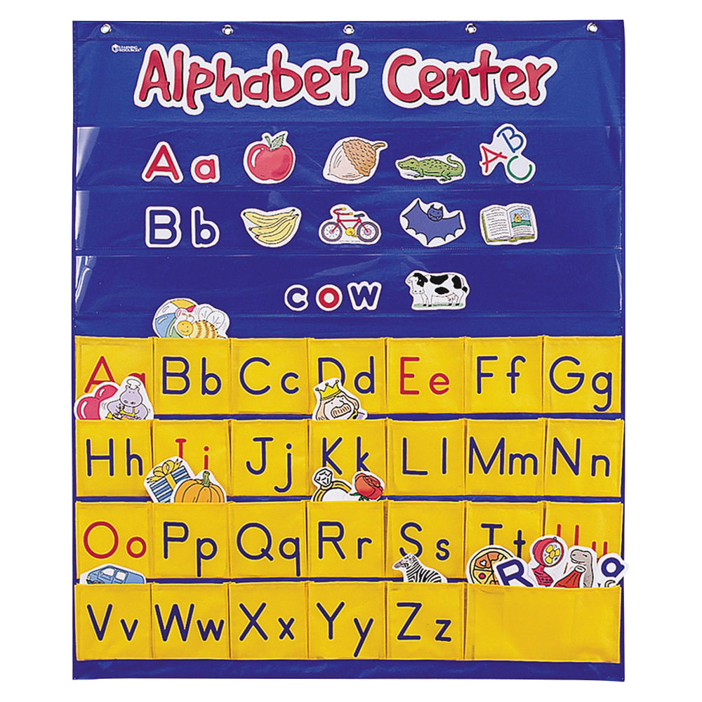 LEARNING RESOURCES, INC. LER2246 Learning Resources Alphabet Center Pocket Chart