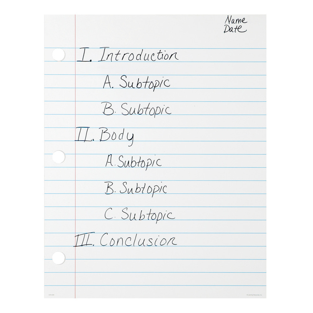 LEARNING RESOURCES, INC. LER3236 Learning Resources Magnetic Wet Erase Paper Notebook, 28in x 22in, White