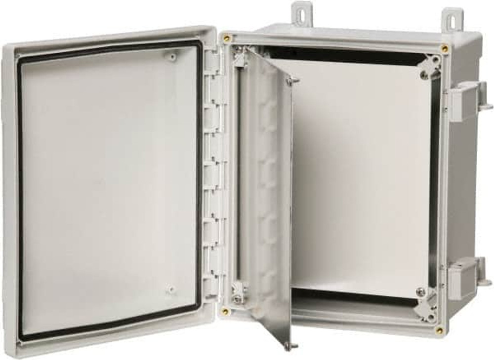 Fibox ASPHK16 Electrical Enclosure Swing Panel Kit: Aluminum, Use with ARCA JIC