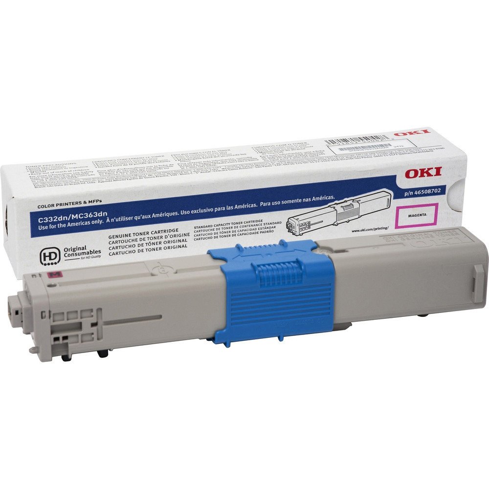 OKI Data Oki 46508702 Oki Original LED Toner Cartridge - Magenta - 1 Each