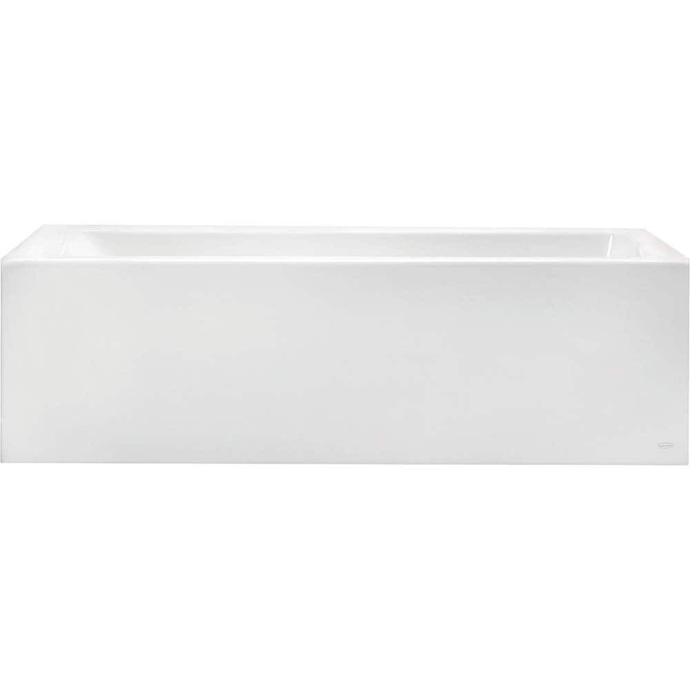 American Standard 2573102.020 Studio. 60 x 30-Inch Integral Apron Bathtub Above Floor Rough with Right-Hand Outlet