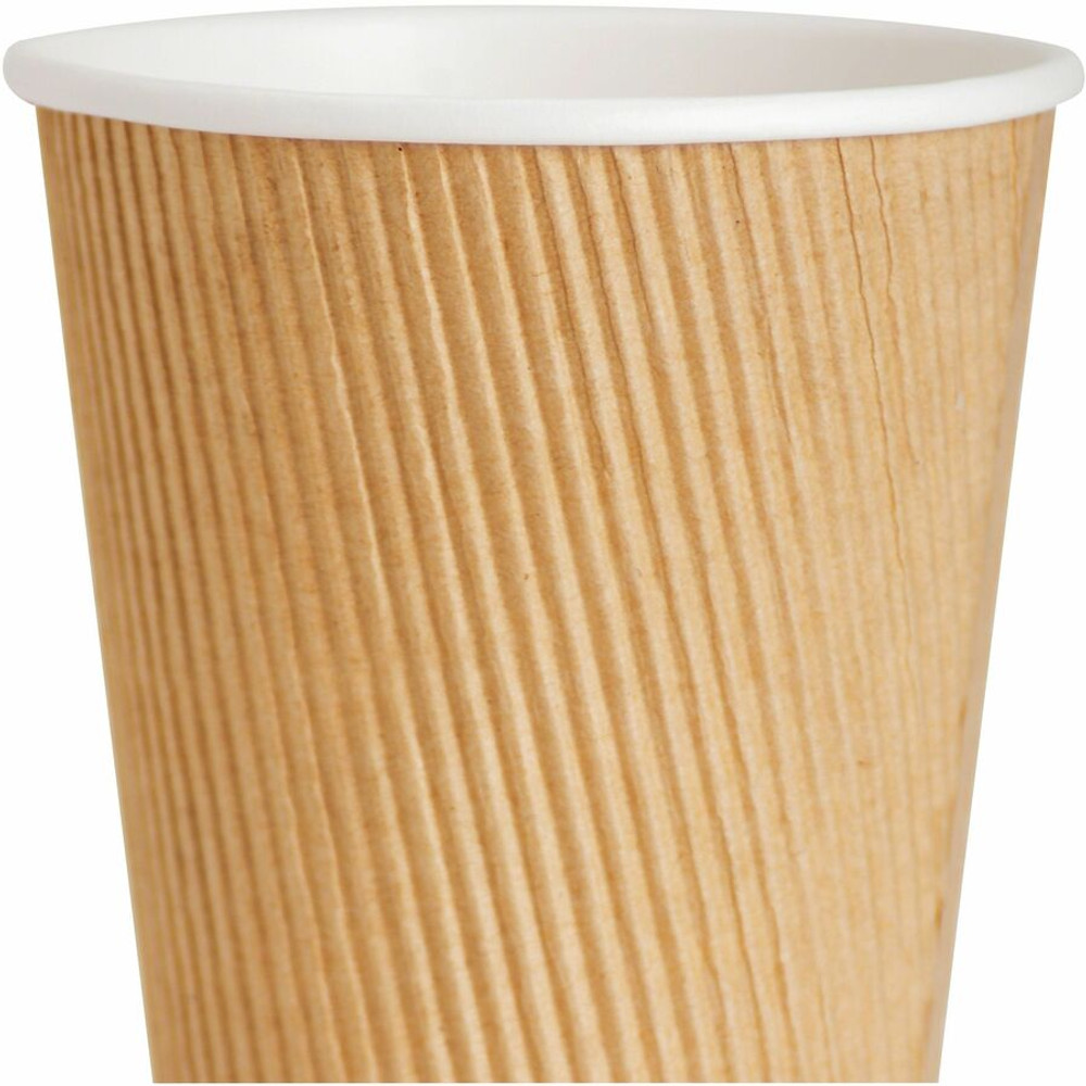 Genuine Joe 11255BD Genuine Joe 8 oz Rippled Hot Cups