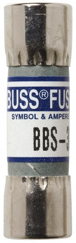 Cooper Bussmann BBS-2/10 Cartridge Fast-Acting Fuse: 0.2 A, 1-3/8" OAL