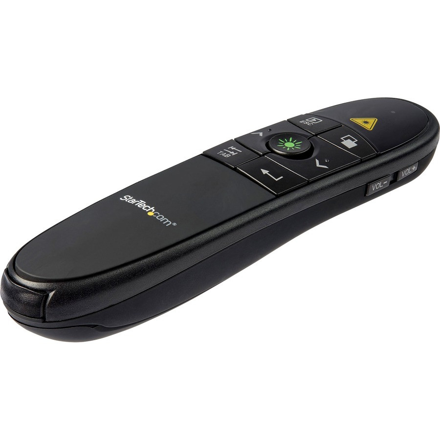 StarTech.com PRESREMOTE StarTech.com Wireless Presentation Remote with Red Laser Pointer - 90 ft. - PowerPoint Presentation Clicker for Mac & Windows (PRESREMOTE)