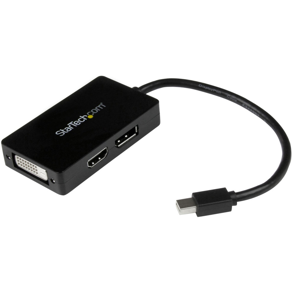 StarTech.com MDP2DPDVHD StarTech.com Travel A/V adapter - 3-in-1 Mini DisplayPort to DisplayPort DVI or HDMI converter