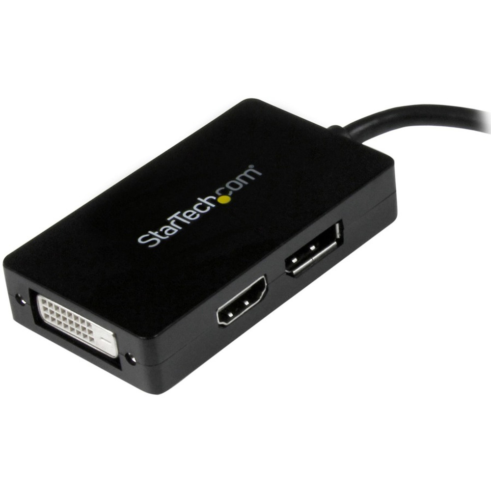 StarTech.com MDP2DPDVHD StarTech.com Travel A/V adapter - 3-in-1 Mini DisplayPort to DisplayPort DVI or HDMI converter