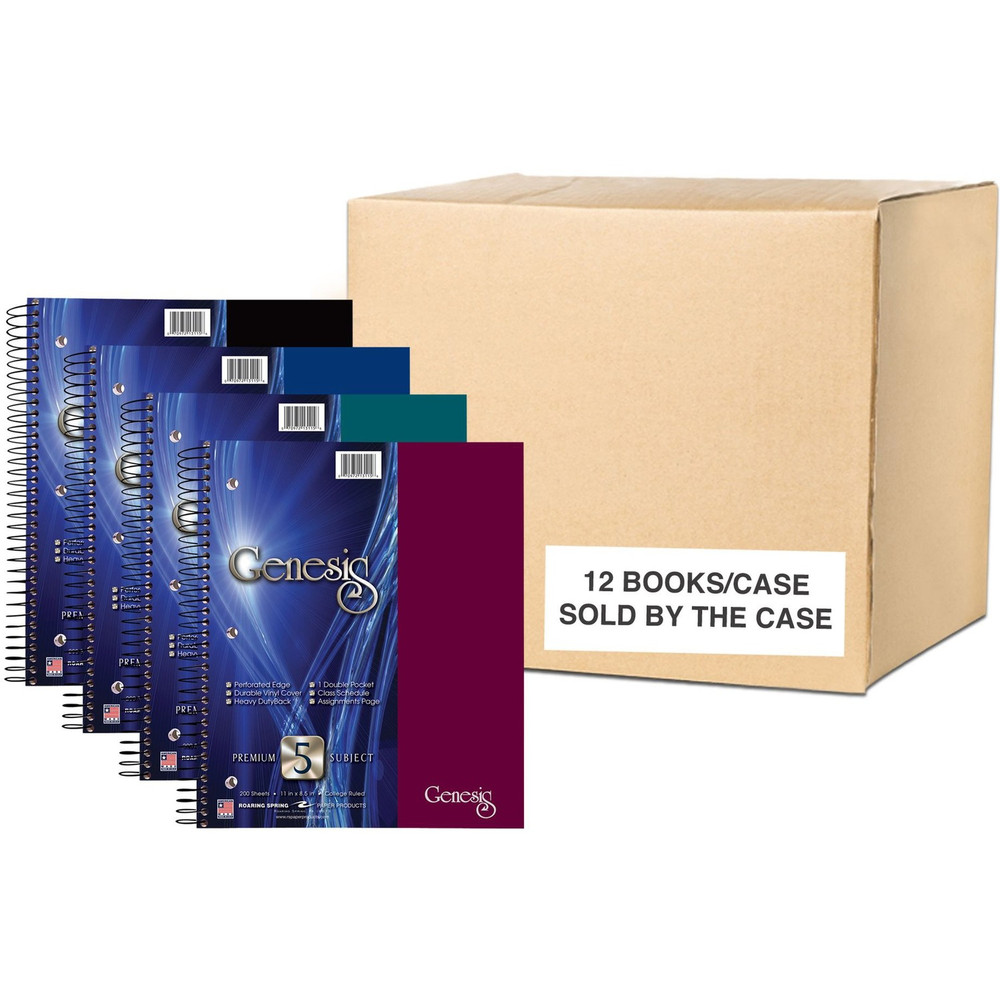 Roaring Spring Paper Products Roaring Spring 13115cs Roaring Spring Genesis 5-Subject Notebook