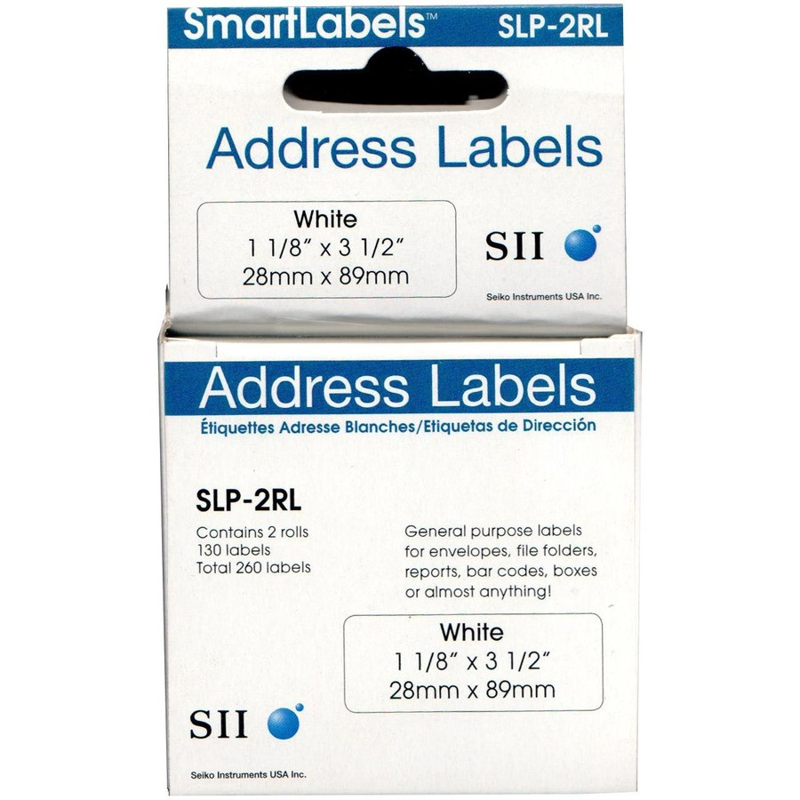 Seiko Instruments USA, Inc Seiko SLP-2RL Seiko SmartLabel SLP-2RL White Address Labels