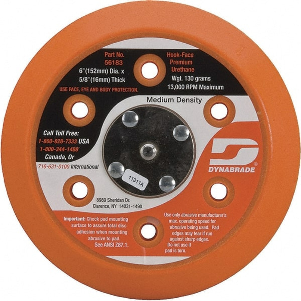 Dynabrade 56183 Disc Backing Pad: Vacuum Replacement Pad