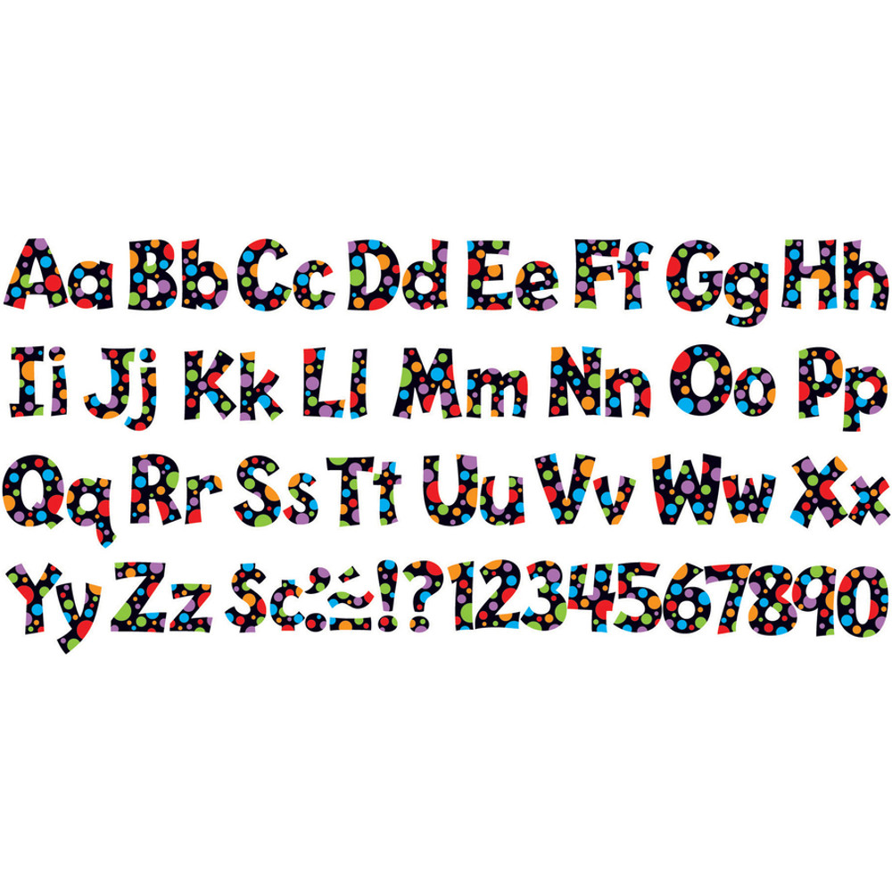 TREND Enterprises Inc. Trend 79754 Trend Ready Letter Neon Dots
