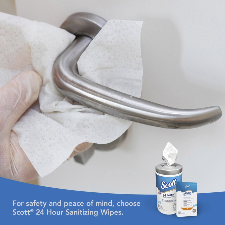 Kimberly-Clark Corporation Scott 41526 Scott 24 Hour Sanitizing Wipes