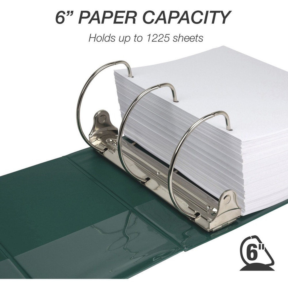 Samsill Corporation Samsill 16424 Samsill Nonstick 6" Locking D-Ring View Binder