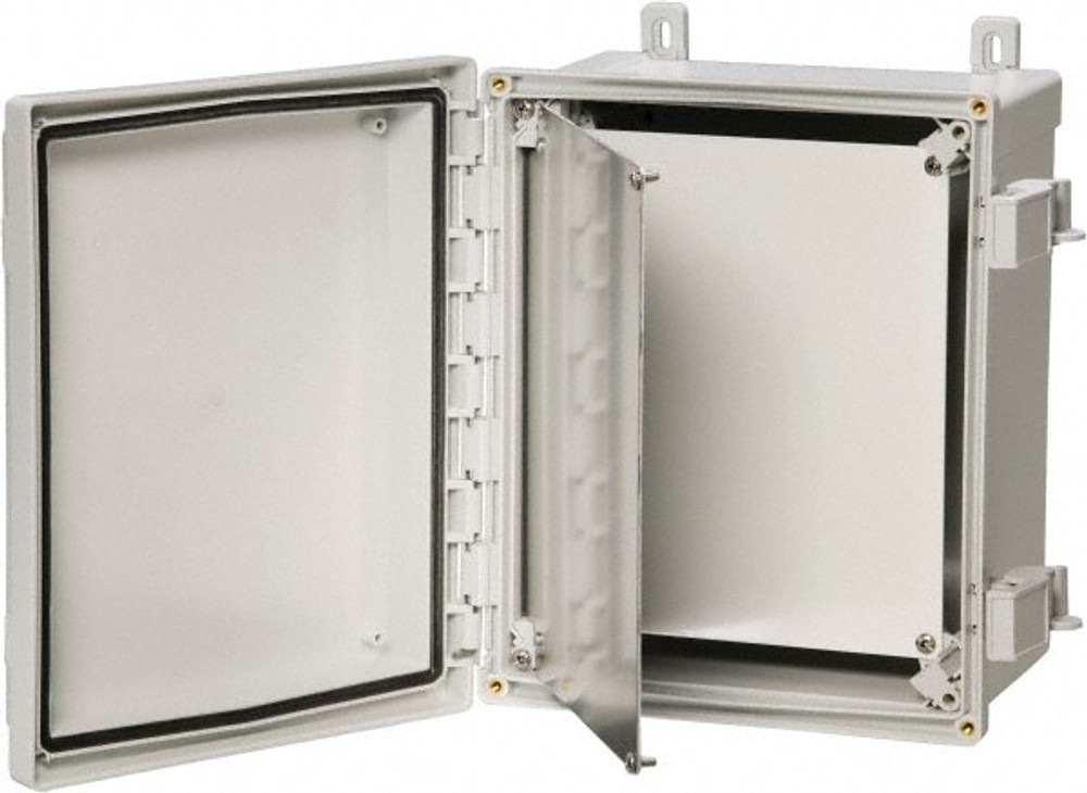 Fibox ASPK86 Electrical Enclosure Swing Panel Kit: Aluminum, Use with ARCA JIC