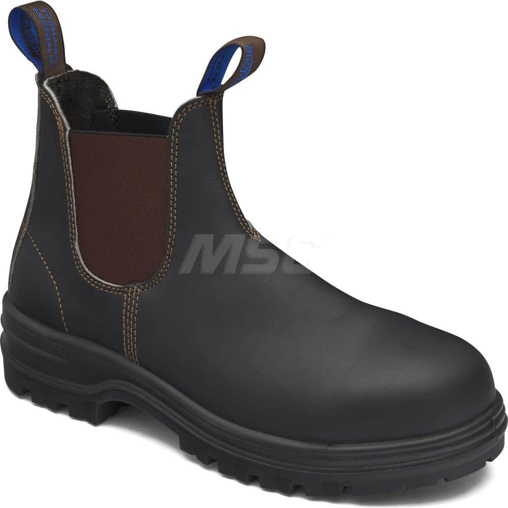 Blundstone 140 US 13 Work Boot: Size 13, 6" High, Leather, Steel Toe