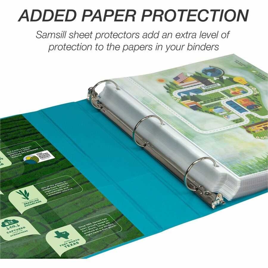 Samsill Corporation Samsill MP286577 Samsill Earth's Choice Plant-based View Binders