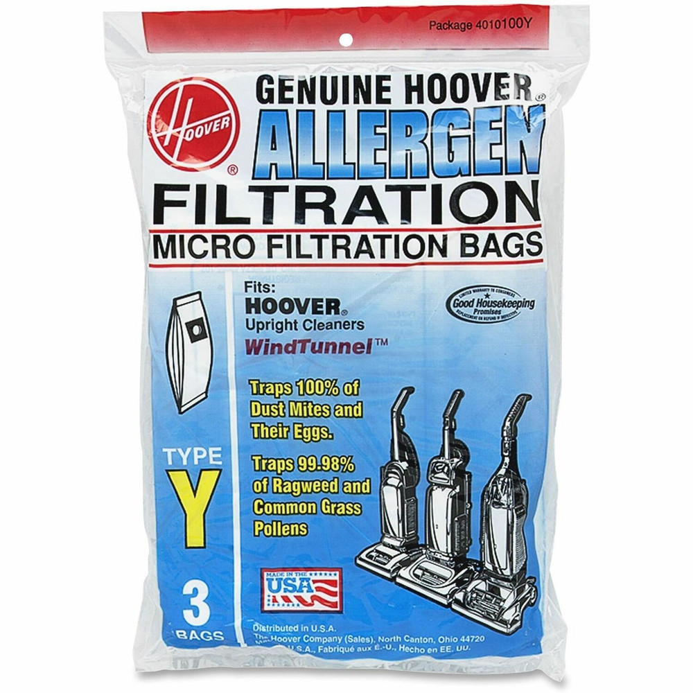 Techtronic Industries Co. Ltd Hoover 4010100Y Hoover Type Y Allergen Filtration Bags