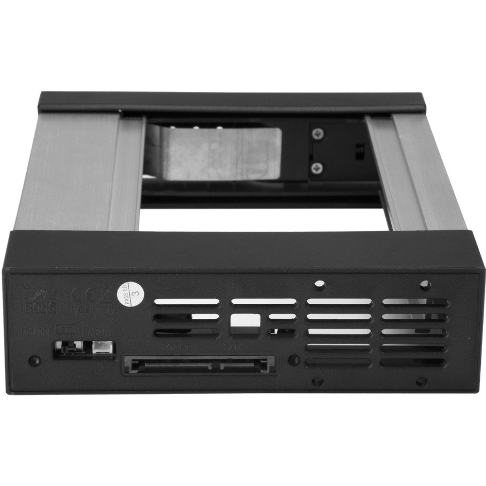StarTech.com HSB1SATSASBA StarTech.com 5.25 to 3.5 Hard Drive Hot Swap Bay - Trayless - Aluminum - For 3.5" SATA/SAS Drives - Front Mount - SAS/ SATA Backplane