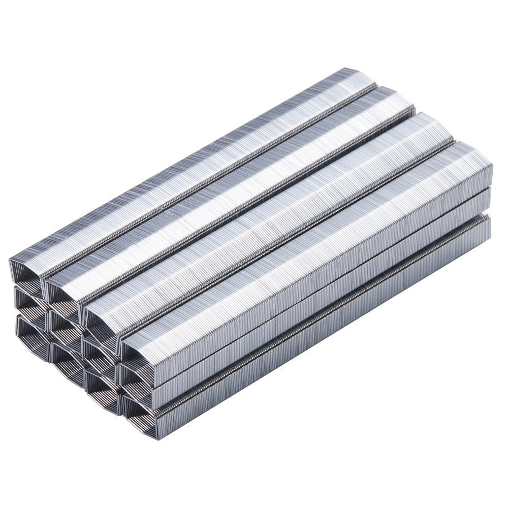 Legendary Bostitch B8 PowerCrown staples are crafted for ultimate drive performance. Taking the physical dynamics of staple driving into consideration led our engineers to develop the unique PowerCrown feature.  Superior quality high carbon steel wire reduced buckling and jamming  Quantity 5,000 per box  Full strip staples - each strip contains 210 staples  For use in B8 Staples: B8E-VALUE, B8HC, B8HDP, B8RC-FC, B8RC-2G  1/4 Inch leg length  PowerCrown staples feature a stapling capacity of 30 sheets of 20 lb paper.