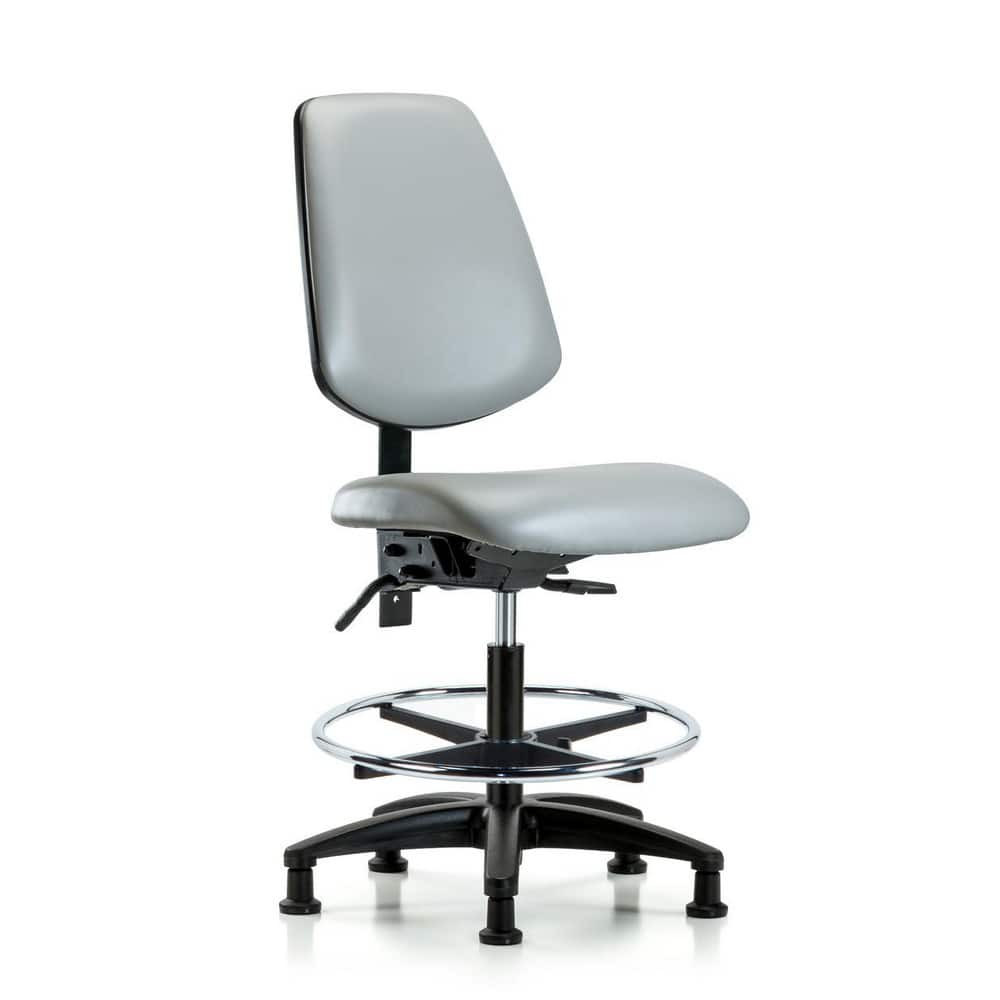 Blue Ridge Ergonomics MSC49337 Task Chair: Vinyl, Dove