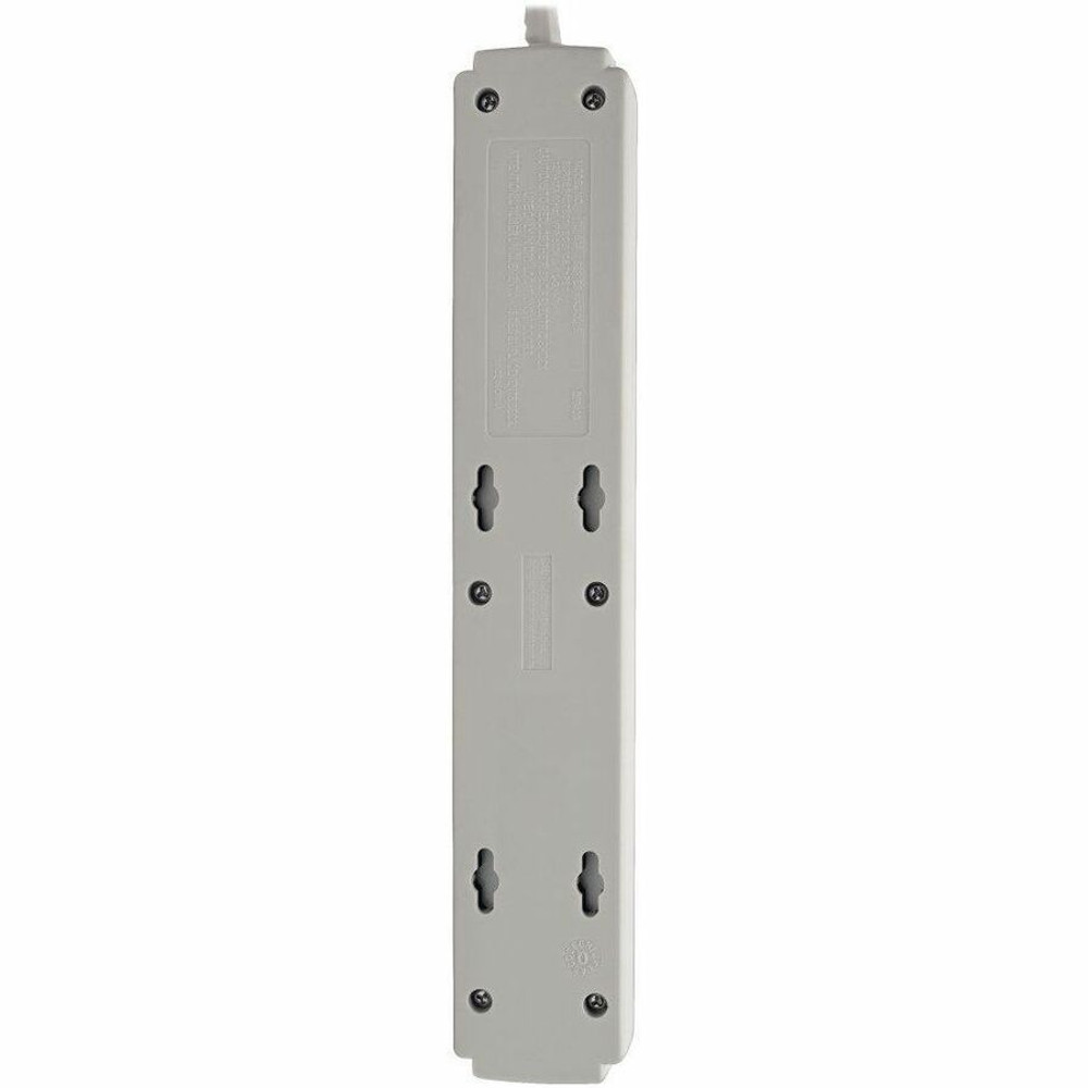 Tripp Lite by Eaton TLP608 Eaton Tripp Lite Series Protect It! 6-Outlet Surge Protector, 8 ft. (2.43 m) Cord, 990 Joules, Low-Profile Right-Angle 5-15P plug