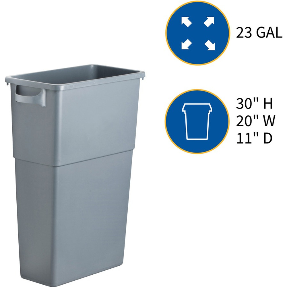 Genuine Joe 60465 Genuine Joe 23-gallon Space-Saving Waste Container