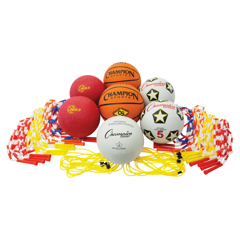 CHAMPION SPORTS UPGSET2  Variety Playground Set - Assorted - 21 / Set