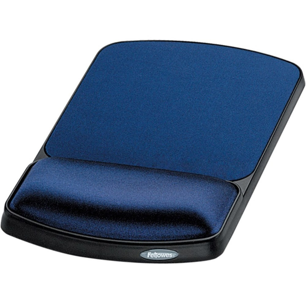 FELLOWES INC. 98741 Fellowes Gel Wrist Rest/Mouse Pad, Sapphire