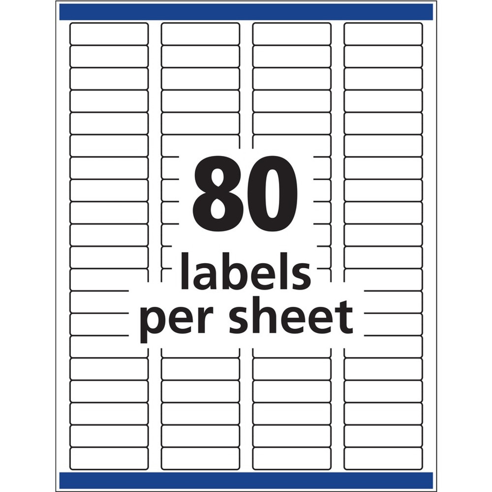 Avery Avery&reg; 6467 Avery&reg; Removable I.D. Laser/Inkjet Labels