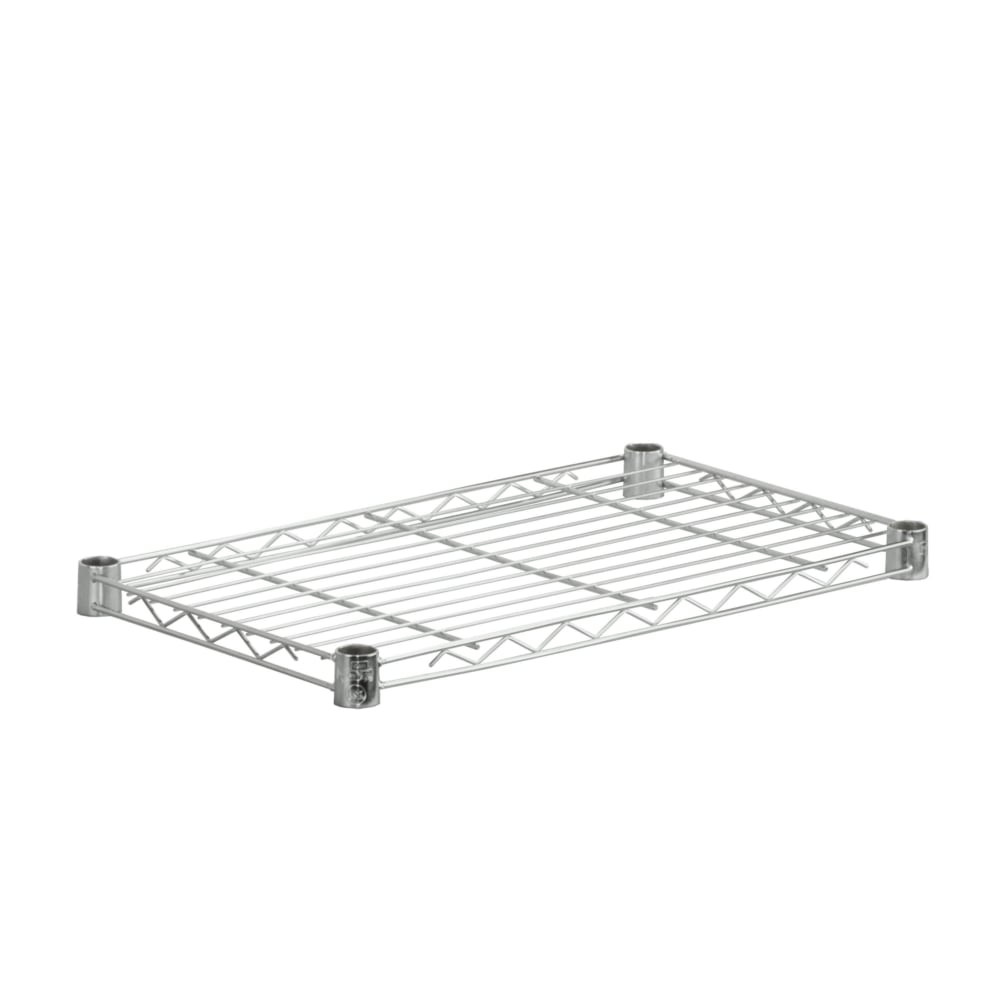 HONEY-CAN-DO INTERNATIONAL, LLC SHF350C1436 Honey-Can-Do Plated Steel Shelf, Supports 350 Lb, 1inH x 14inW x 36inD, Chrome