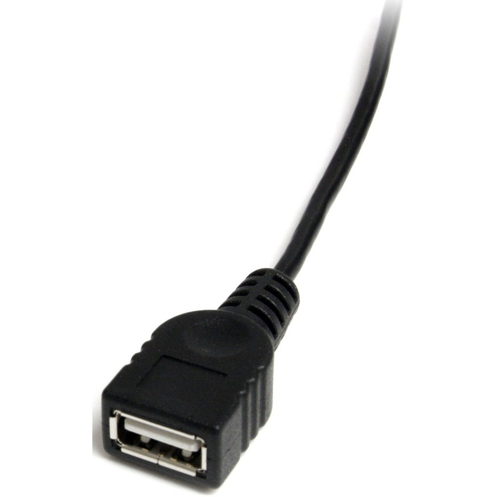 StarTech.com USBMUSBFM1 StarTech.com 1 ft Mini USB 2.0 Cable - USB A to Mini B F/M