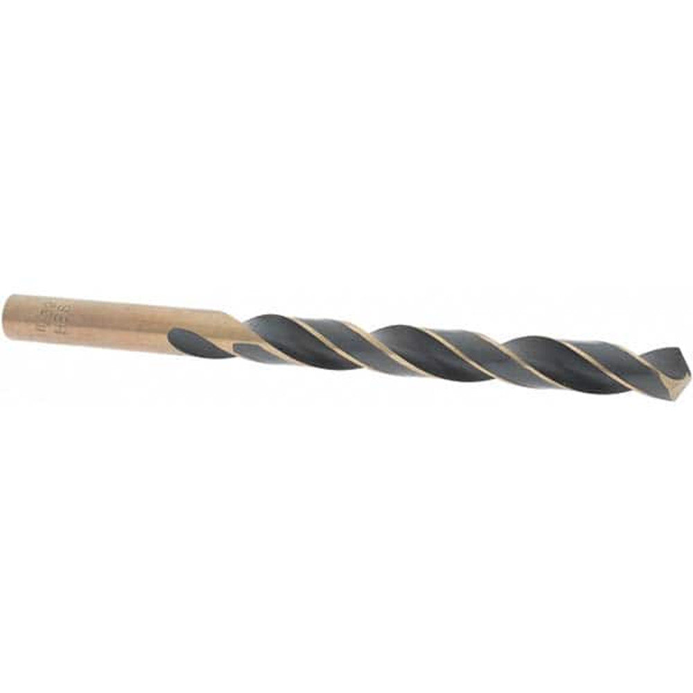 Import 22443 Jobber Length Drill Bit: 11/32" Dia, 118 °, High Speed Steel