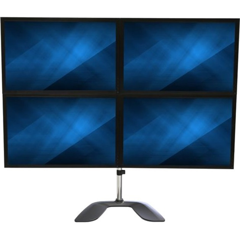 StarTech.com ARMQUADSS StarTech.com Quad Monitor Stand, Desktop VESA 4 Monitor Arm up to 32" (17.6lb/8kg) Screens, Ergonomic Articulating Pole Mount, Adjustable