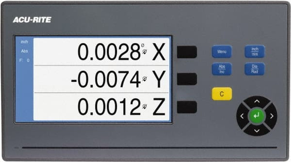 Acu-Rite M103-133204M Milling DRO System: 3 Axis, 32" X-Axis Travel, 13" Y-Axis Travel