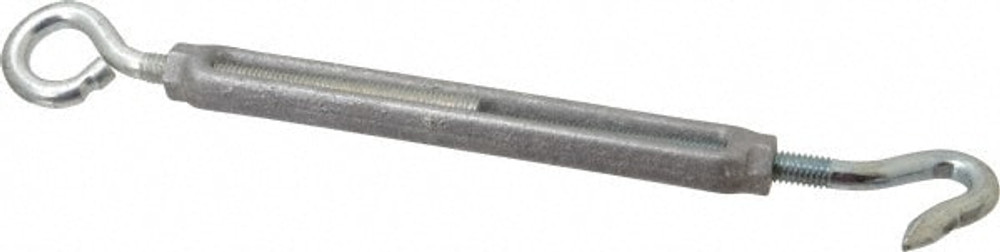 MSC 05223-8 144 (Eye) & 174 (Hook) Lb Load Limit, 3/8" Thread Diam, 2-7/8" Take Up, Aluminum Hook & Eye Turnbuckle