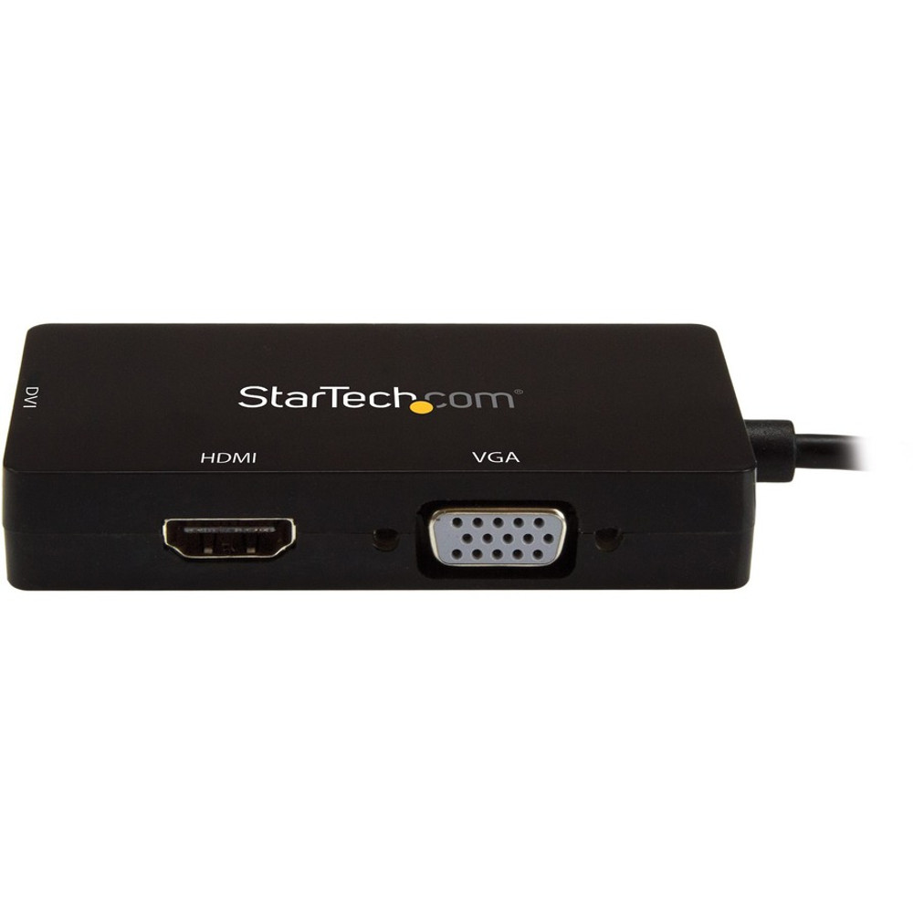 StarTech.com CDPVGDVHDBP StarTech.com USB-C Multiport Video Adapter - 3-in-1 USB Type-C Video Adapter - USB-C to VGA, DVI, HDMI - 4K 30 Hz - CDPVGDVHDBP