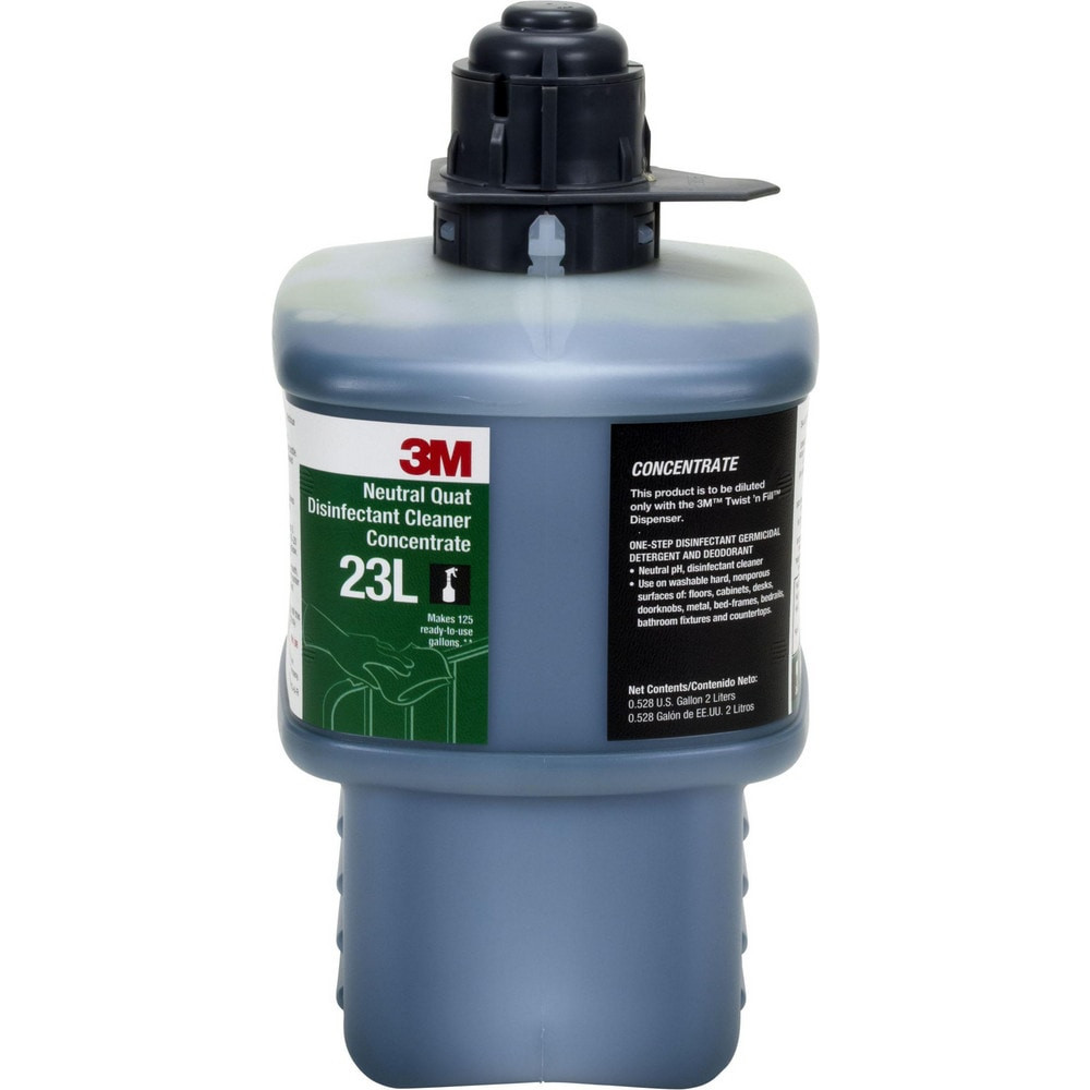 3M 7100134549 All-Purpose Cleaner: 2 gal Bottle, Disinfectant