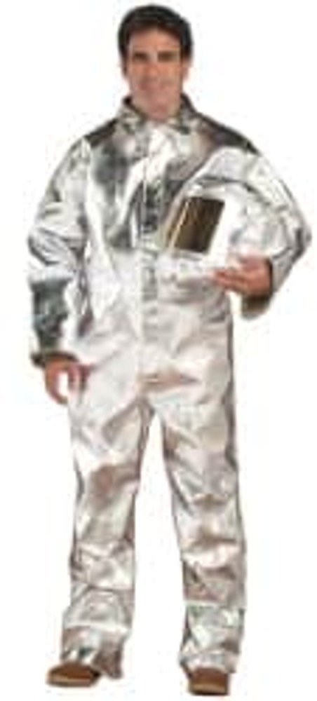 PRO-SAFE AL04-CK-L Coverall: Large, Aluminized Carbon Kevlar