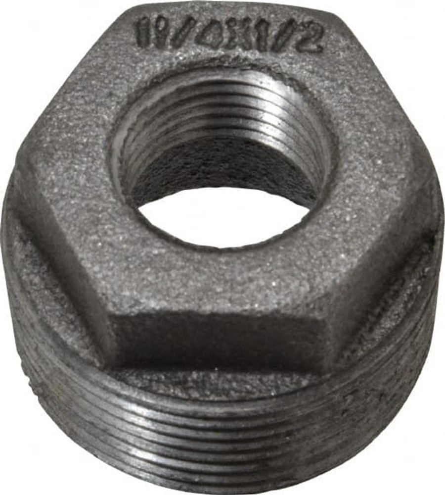 B&K Mueller 521-963HN Black Bushing: 1-1/4 x 1/2", Threaded