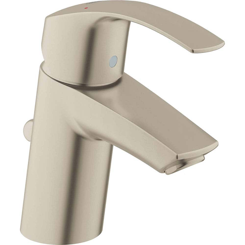 Grohe 32642ENA Lavatory Faucets; Spout Type: Straight ; Handle Type: Lever ; Mounting Centers: Single Hole (Inch); Finish/Coating: Brushed; Nickel