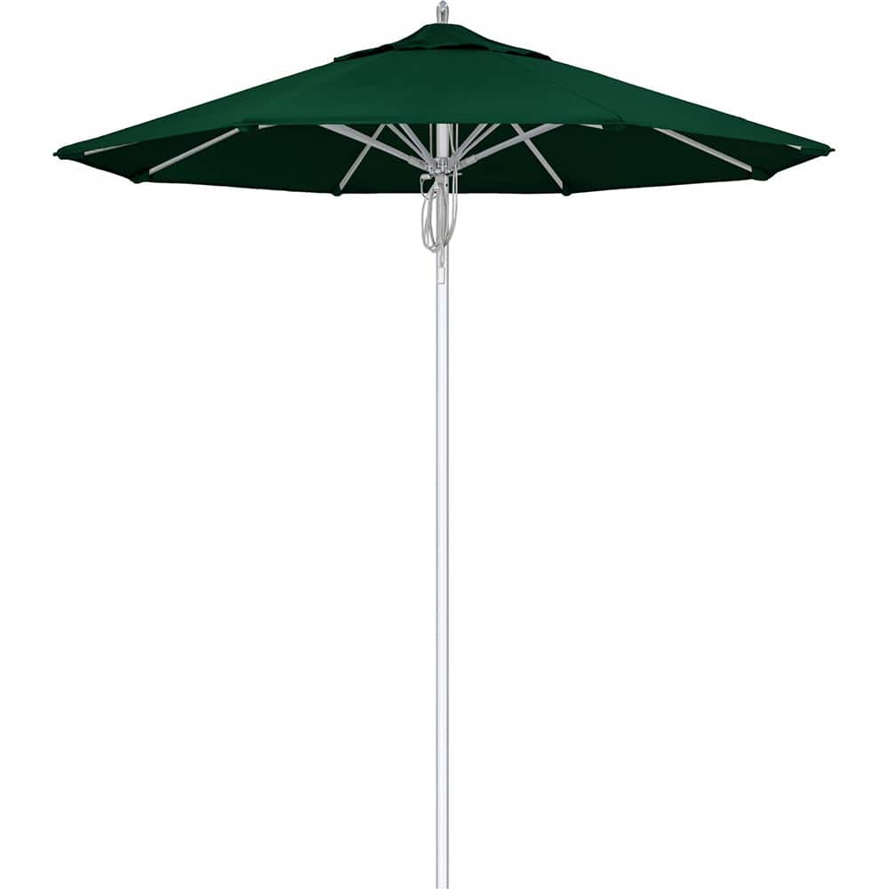 California Umbrella 194061358863 Patio Umbrellas; Fabric Color: Forest Green ; Base Included: No ; Fade Resistant: Yes ; Diameter (Feet): 7.5 ; Canopy Fabric: Solution Dyed Acrylic ; Umbrella Diameter (Inch): 90