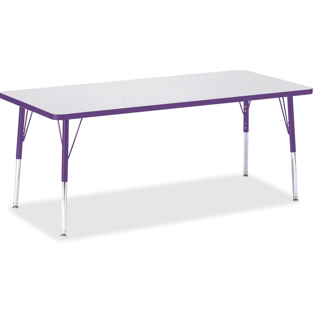 Jonti-Craft, Inc Jonti-Craft 6413JCE004 Jonti-Craft Berries Elementary Height Color Edge Rectangle Table