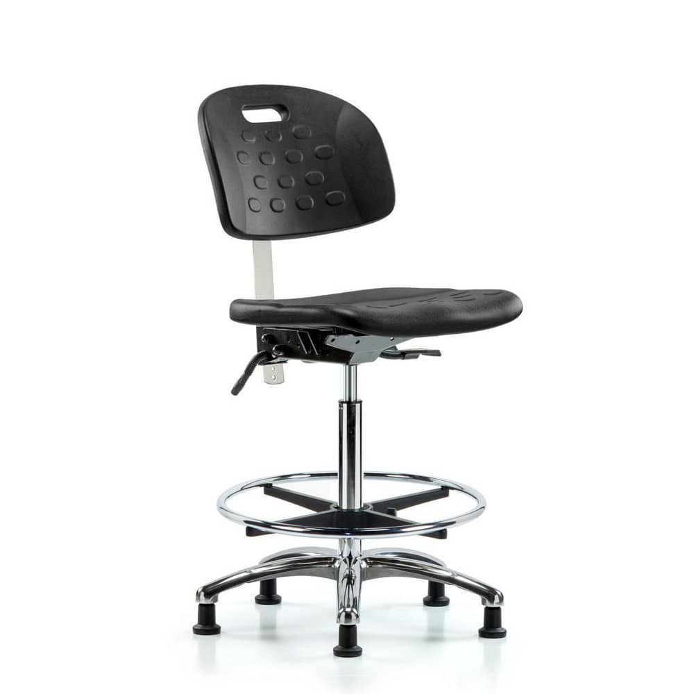 Blue Ridge Ergonomics MSC40045 Task Chair: Polyurethane, Black