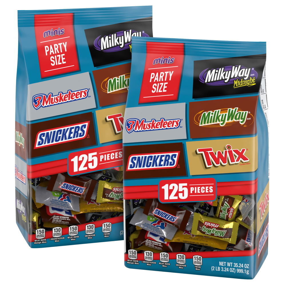 M&Ms M&amp;M's 209-01313 M&Ms Mars Mixed Miniatures Variety Bag, 40 Oz, Pack Of 2