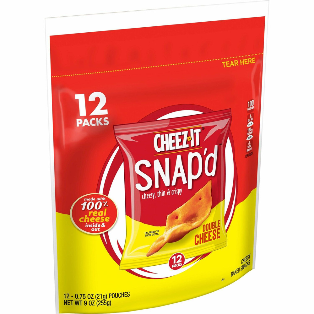 Kellanova Cheez-It 11924 Cheez-It Snap'd Double Cheese Crackers