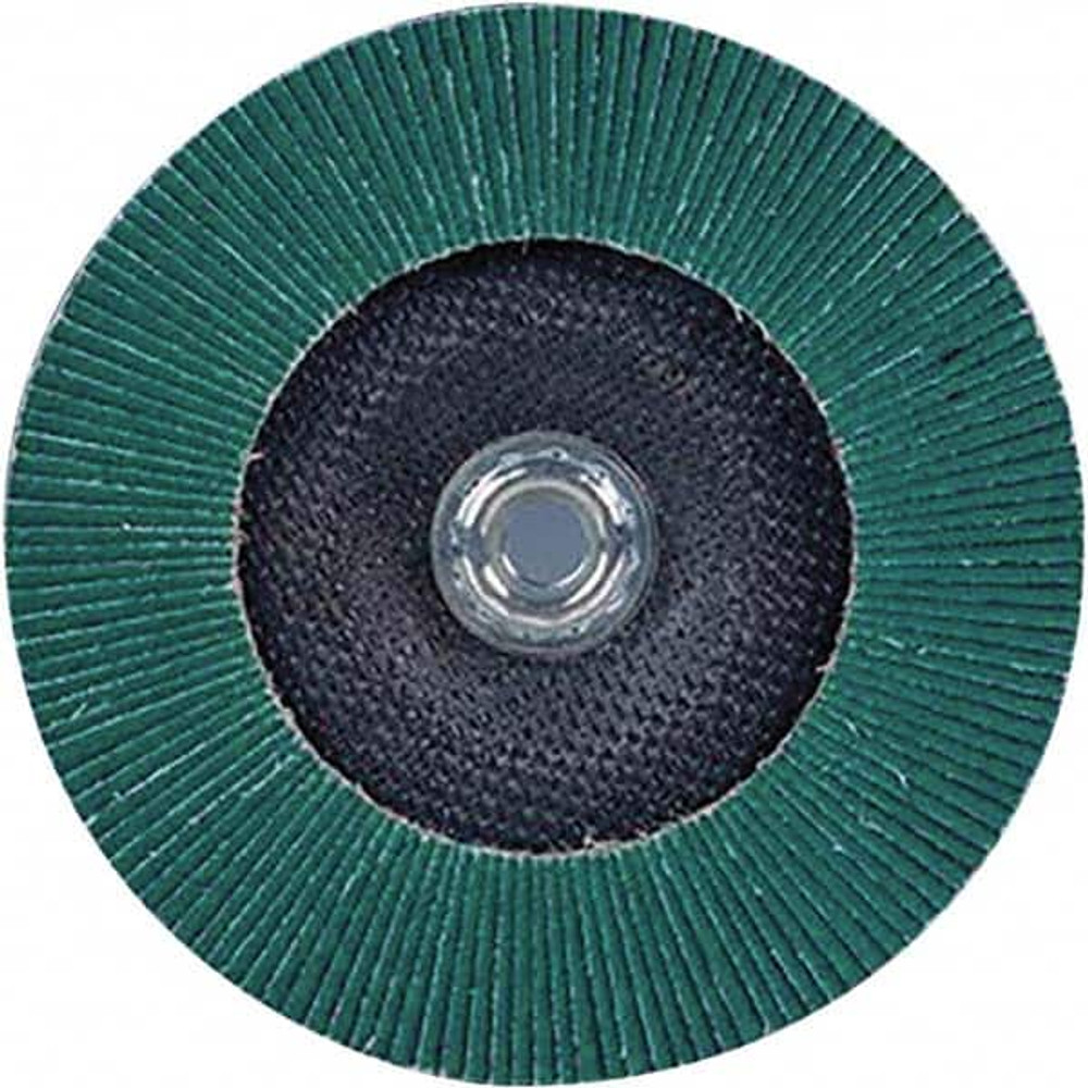 3M 7000144122 Flap Disc: 5/8-11 Hole, 40 Grit, Zirconia Alumina, Type 29