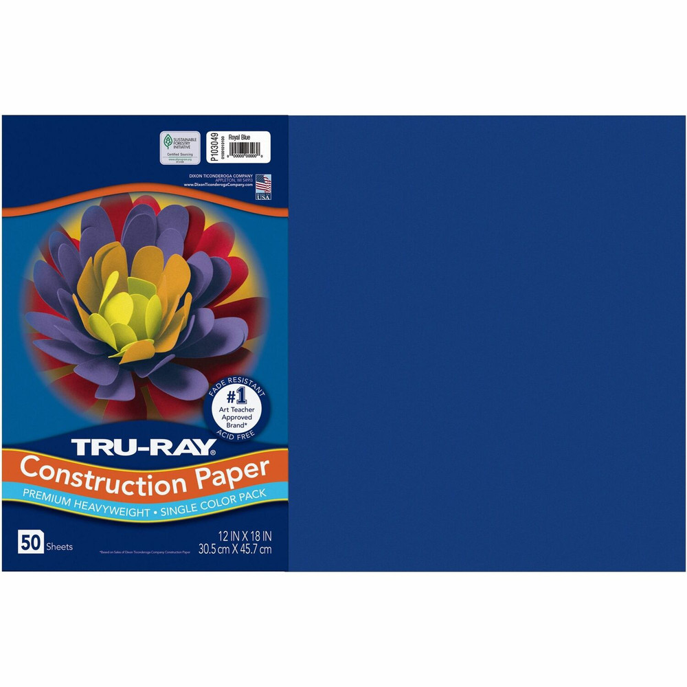 Dixon Ticonderoga Company Dixon 103049 Tru-Ray Heavyweight Construction Paper