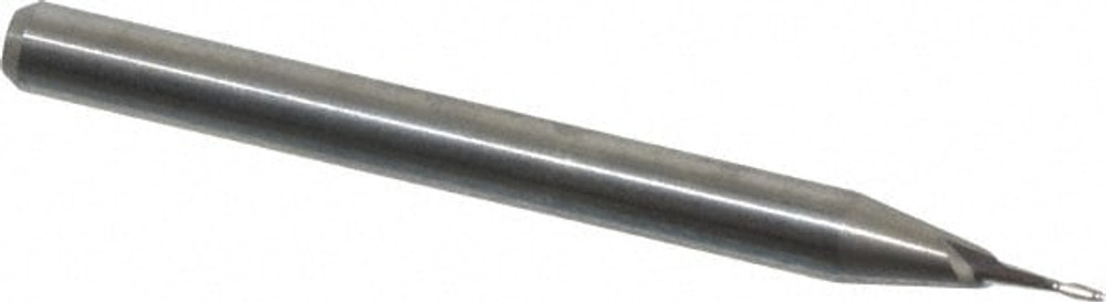 M.A. Ford. 12102100 Square End Mill: 0.021'' Dia, 1/16'' LOC, 1/8'' Shank Dia, 1-1/2'' OAL, 2 Flutes, Solid Carbide