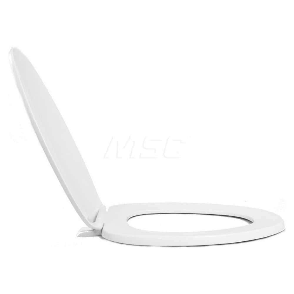 CENTOCO DS600-001 Toilet Seats; Type: Closed Front w/ Cover and Lift Off Hinge ; Style: Elongated ; Material: Plastic ; Color: White ; Outside Width: 15 (Inch); Inside Width: 0 (Inch)