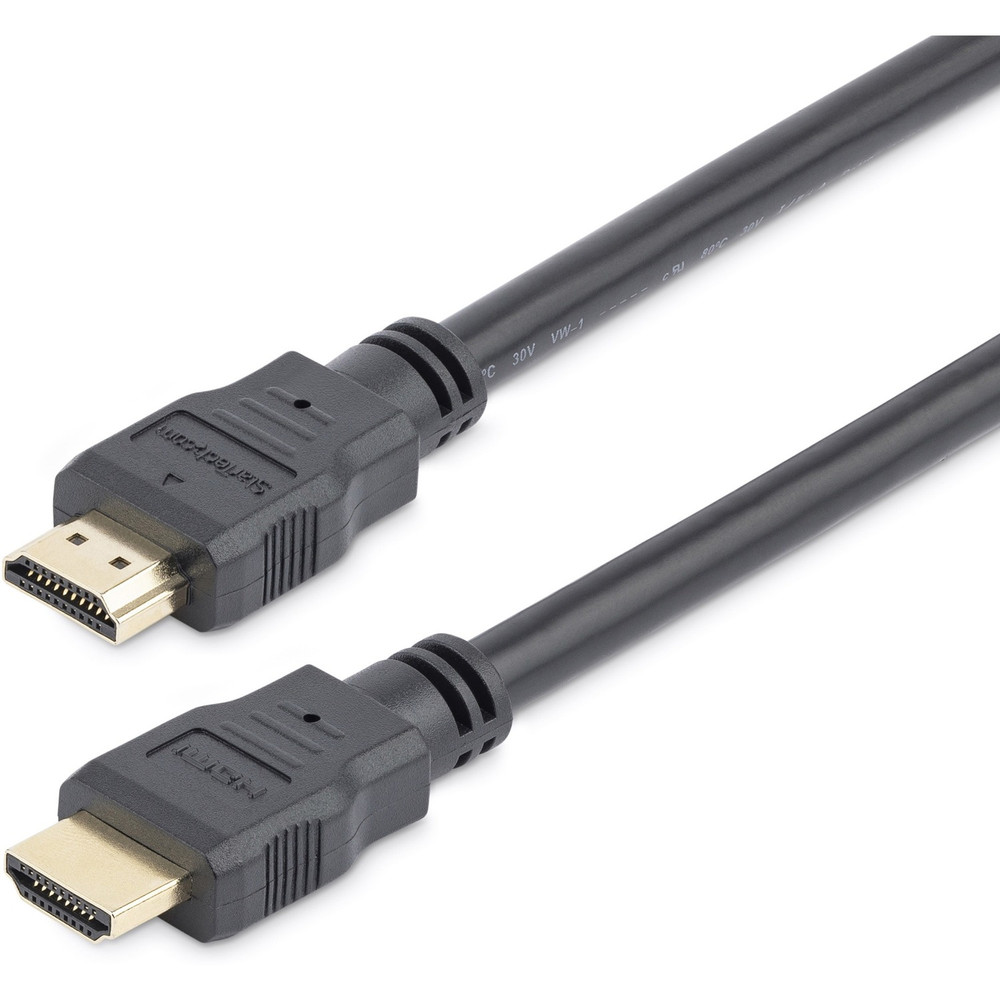 StarTech.com HDMM1M StarTech.com 3ft (1m) HDMI Cable, 4K High Speed HDMI Cable with Ethernet, Ultra HD 4K 30Hz Video, HDMI 1.4 Cable, HDMI Monitor Cord, Black